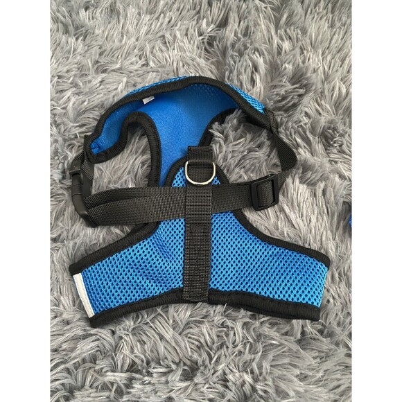 Cat Dog Pet Harness Adjustable Control Vest Dogs Reflective S M L XL Leash Blue - Picture 4 of 10